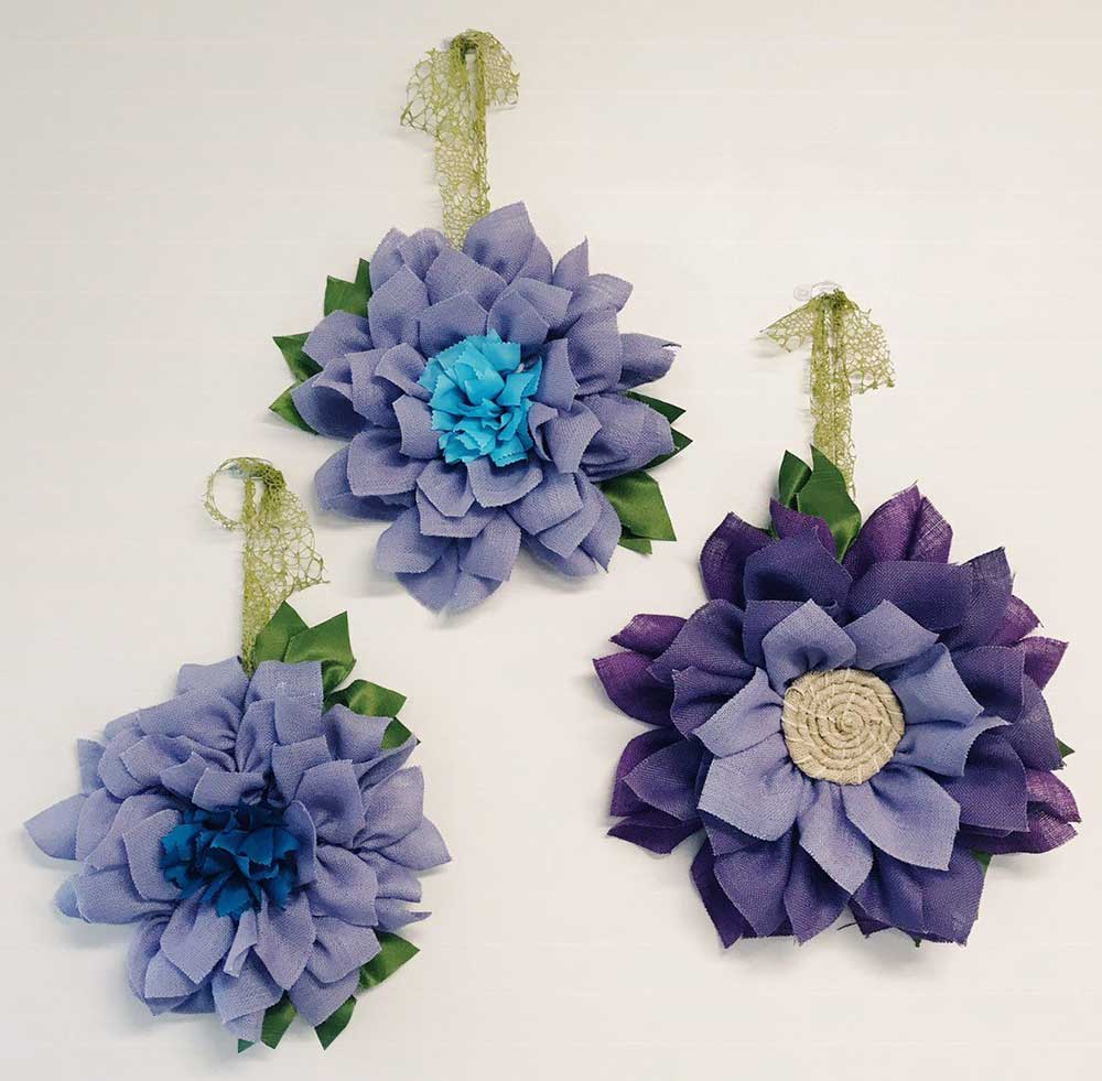 Lynn B. Sharon: Purple Wall Flowers For Nursery : Flower Wall Girl