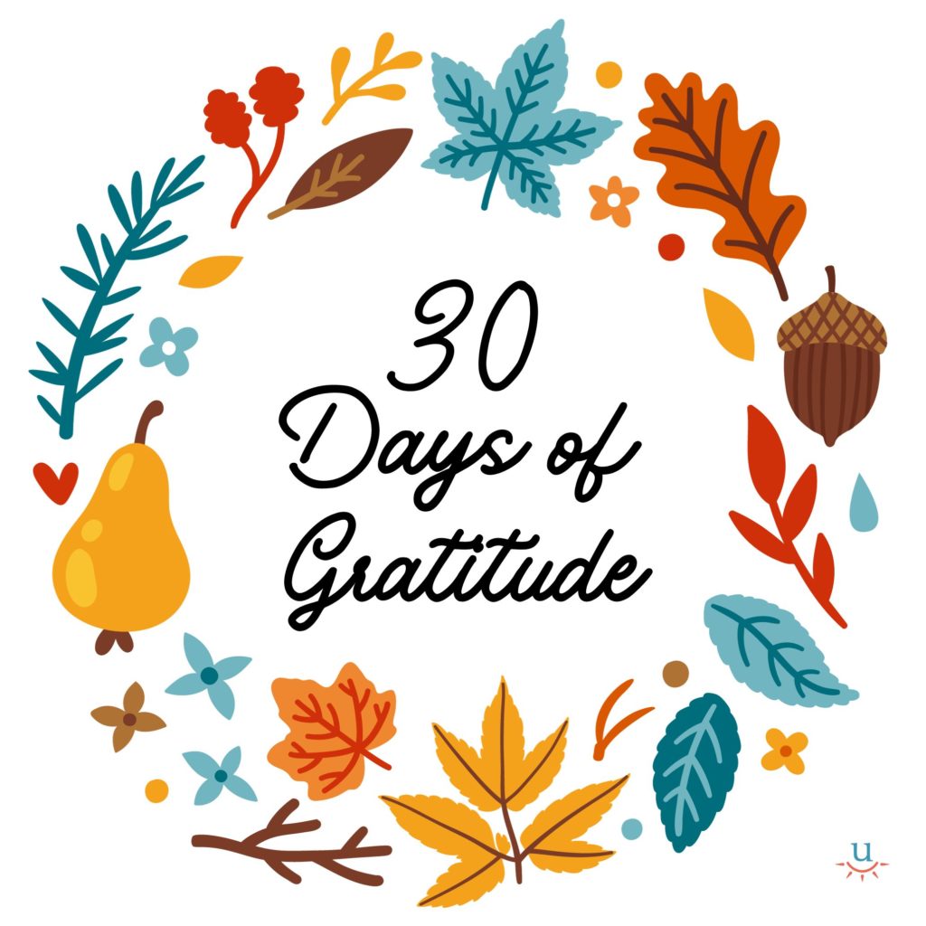 30 days of gratitude